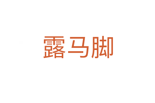 露馬腳