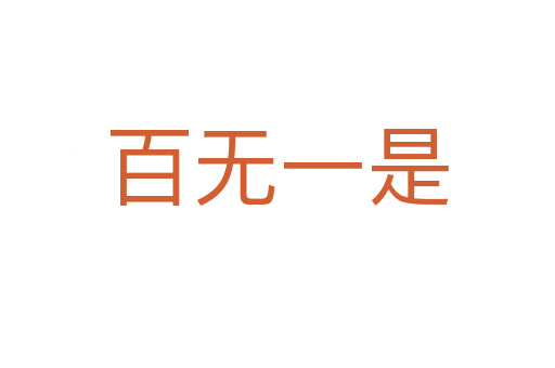 百無(wú)一是