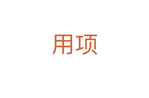 用項(xiàng)