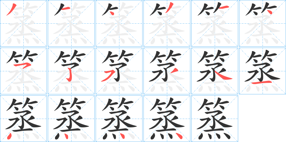 篜的筆順?lè)植窖菔?>
					
                    <hr />
                    <h2>篜的基本信息</h2>
                    <div   id=
